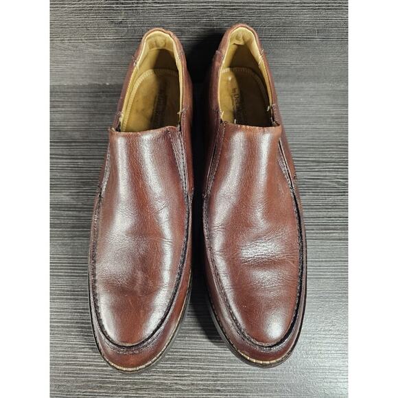 American Classic DelaRentis Handcrafted Brown Loafer Slip On Shoes Size 8M